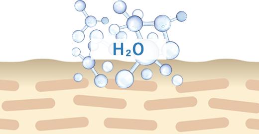 通常の水、H2O